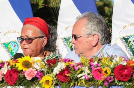 Homenaje a Héroes y Mártires de la gesta de Los Sabogales en Monimbó