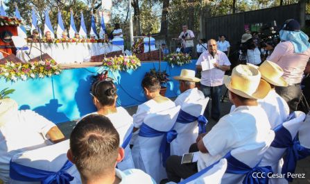 Homenaje a Héroes y Mártires de la gesta de Los Sabogales en Monimbó