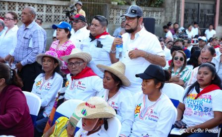 Homenaje a Héroes y Mártires de la gesta de Los Sabogales en Monimbó