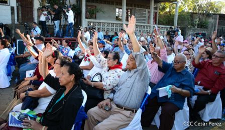Homenaje a Héroes y Mártires de la gesta de Los Sabogales en Monimbó