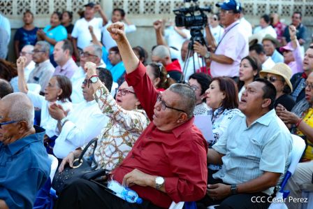 Homenaje a Héroes y Mártires de la gesta de Los Sabogales en Monimbó