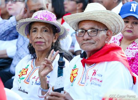 Homenaje a Héroes y Mártires de la gesta de Los Sabogales en Monimbó