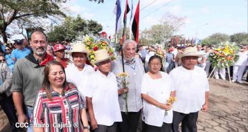Desborde de Amor en  homenaje a los héroes y mártires de Los Sabogales