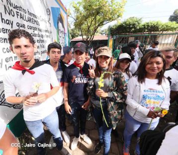 Desborde de Amor en  homenaje a los héroes y mártires de Los Sabogales