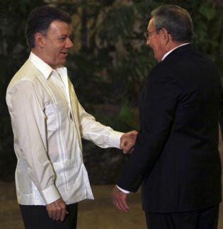 Daniel y Rosario junto a presidentes CELAC en Palacio de la Revolución (Cuba)