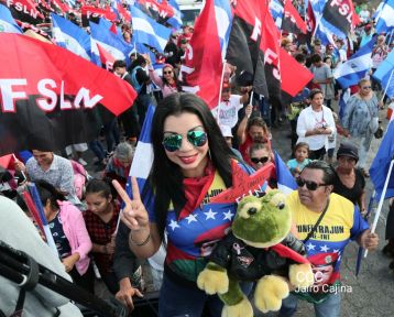 Caminata “En Nicaragua Valiente y Victoriosa seguimos venciendo”