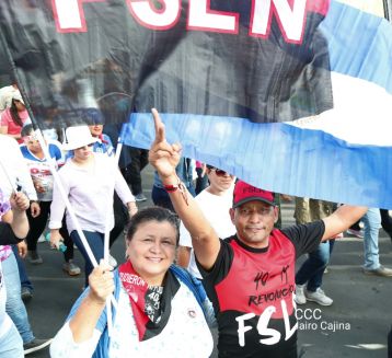 Caminata “En Nicaragua Valiente y Victoriosa seguimos venciendo”