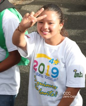 Caminata “En Nicaragua Valiente y Victoriosa seguimos venciendo”