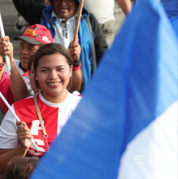 Caminata “En Nicaragua Valiente y Victoriosa seguimos venciendo”