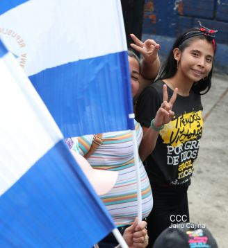 Caminata “En Nicaragua Valiente y Victoriosa seguimos venciendo”