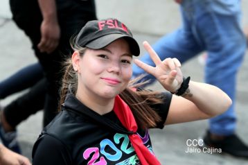 Caminata “En Nicaragua Valiente y Victoriosa seguimos venciendo”
