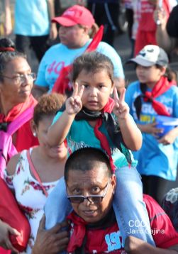 Caminata “En Nicaragua Valiente y Victoriosa seguimos venciendo”