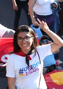 Caminata “En Nicaragua Valiente y Victoriosa seguimos venciendo”