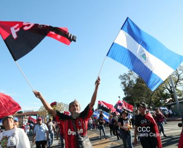 Caminata “En Nicaragua Valiente y Victoriosa seguimos venciendo”