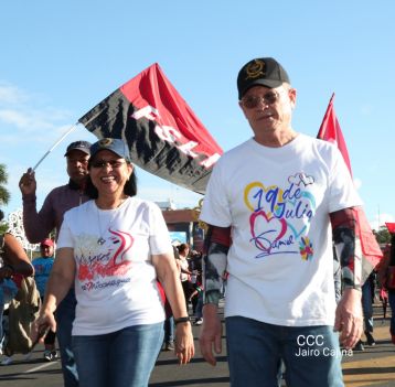 Caminata “En Nicaragua Valiente y Victoriosa seguimos venciendo”
