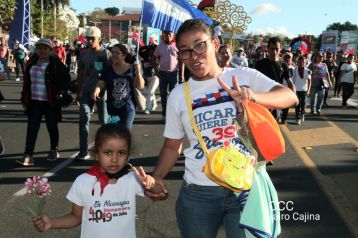 Caminata “En Nicaragua Valiente y Victoriosa seguimos venciendo”