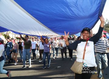 Caminata “En Nicaragua Valiente y Victoriosa seguimos venciendo”