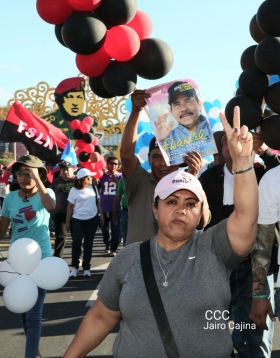 Caminata “En Nicaragua Valiente y Victoriosa seguimos venciendo”