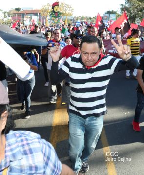 Caminata “En Nicaragua Valiente y Victoriosa seguimos venciendo”