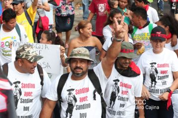 Caminata “En Nicaragua Valiente y Victoriosa seguimos venciendo”