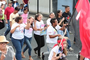 Caminata “En Nicaragua Valiente y Victoriosa seguimos venciendo”