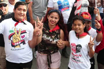 Caminata “En Nicaragua Valiente y Victoriosa seguimos venciendo”