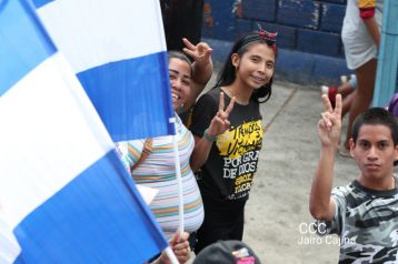 Caminata “En Nicaragua Valiente y Victoriosa seguimos venciendo”