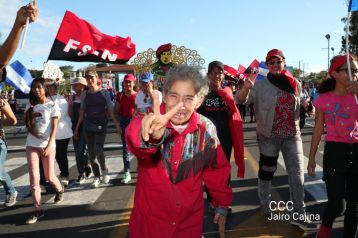 Caminata “En Nicaragua Valiente y Victoriosa seguimos venciendo”