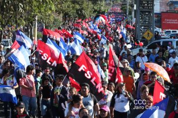 Caminata “En Nicaragua Valiente y Victoriosa seguimos venciendo”