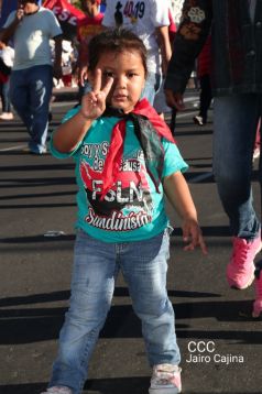 Caminata “En Nicaragua Valiente y Victoriosa seguimos venciendo”
