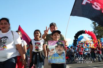 Caminata “En Nicaragua Valiente y Victoriosa seguimos venciendo”