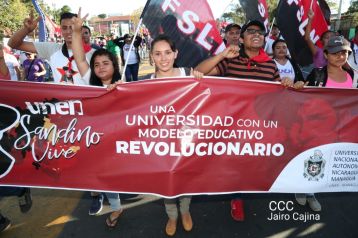 Caminata “En Nicaragua Valiente y Victoriosa seguimos venciendo”