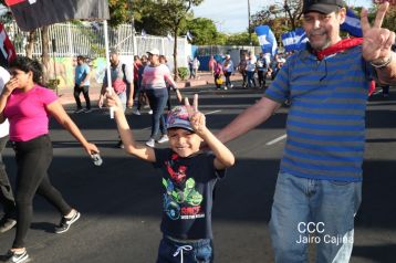 Caminata “En Nicaragua Valiente y Victoriosa seguimos venciendo”