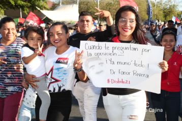 Caminata “En Nicaragua Valiente y Victoriosa seguimos venciendo”