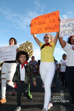 Caminata “En Nicaragua Valiente y Victoriosa seguimos venciendo”