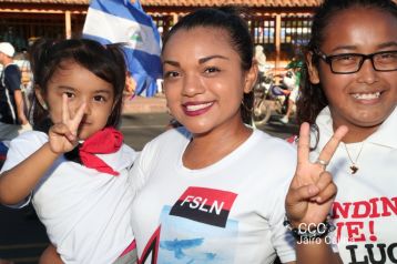 Caminata “En Nicaragua Valiente y Victoriosa seguimos venciendo”