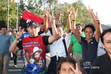 Caminata “En Nicaragua Valiente y Victoriosa seguimos venciendo”