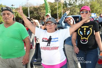 Caminata “En Nicaragua Valiente y Victoriosa seguimos venciendo”