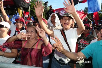 Caminata “En Nicaragua Valiente y Victoriosa seguimos venciendo”