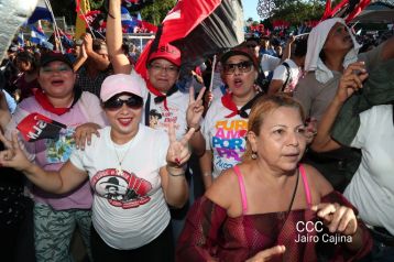 Caminata “En Nicaragua Valiente y Victoriosa seguimos venciendo”