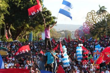 Caminata “En Nicaragua Valiente y Victoriosa seguimos venciendo”