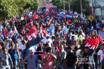 Caminata “En Nicaragua Valiente y Victoriosa seguimos venciendo”