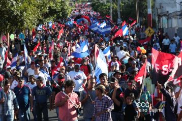 Caminata “En Nicaragua Valiente y Victoriosa seguimos venciendo”