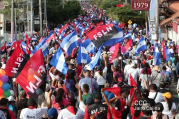 Caminata “En Nicaragua Valiente y Victoriosa seguimos venciendo”