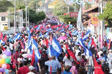 Caminata “En Nicaragua Valiente y Victoriosa seguimos venciendo”