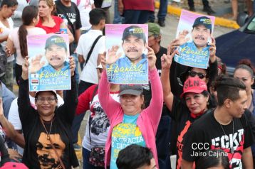 Caminata “En Nicaragua Valiente y Victoriosa seguimos venciendo”