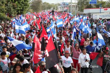 Caminata “En Nicaragua Valiente y Victoriosa seguimos venciendo”