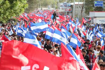 Caminata “En Nicaragua Valiente y Victoriosa seguimos venciendo”