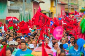 Caminata “En Nicaragua Valiente y Victoriosa seguimos venciendo”