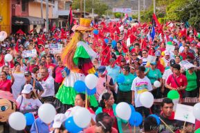 Caminata “En Nicaragua Valiente y Victoriosa seguimos venciendo”